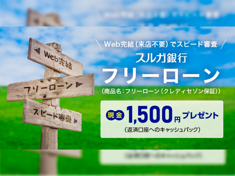 スルガ銀行 フリーローン（クレディセゾン保証）